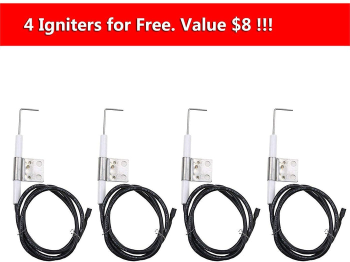 Grill Parts Kit for Char-Broil 463411512, 463411712, 463411911 4 Burner Gas Grills
