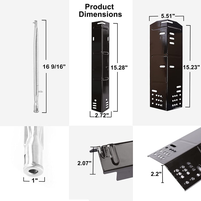 Grill Parts Kit for Dyna Glo DGH474CRP, DGH474CRP-D, DGH485CRP etc Gas Grills