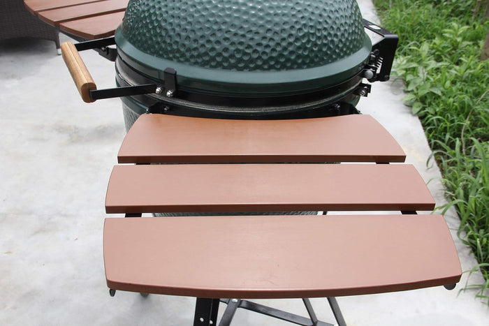Grill Side HDPE Shelves for Large Big Green Egg, Big Green Egg Accessories, 3 Shelves Slats