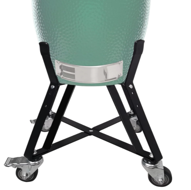 Grill Stand Rolling Nest for Large Big Green Egg, Kamado Joe Classic Joe Series Ceramic Egg Kamado 18 Inch Round Grills, with Locking Caster Wheels