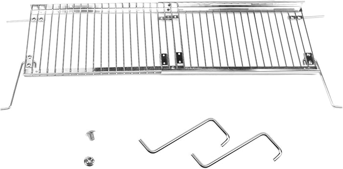 Grill Warming Rack for Char-Broil 3-6 Burner Gas Grills, 18-33'' Length x 7.5'' Width