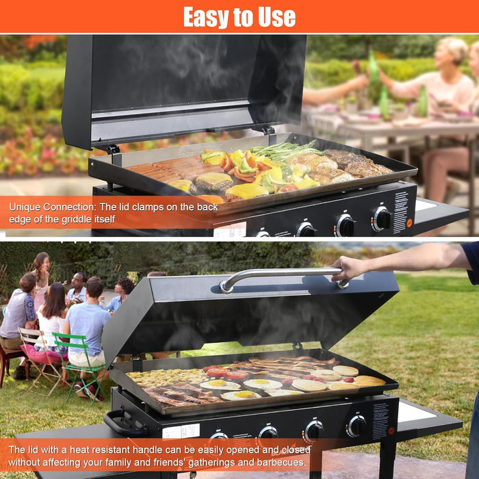 Hard Cover Hood Lid for Blackstone 36 inch Flat Table Top Griddles