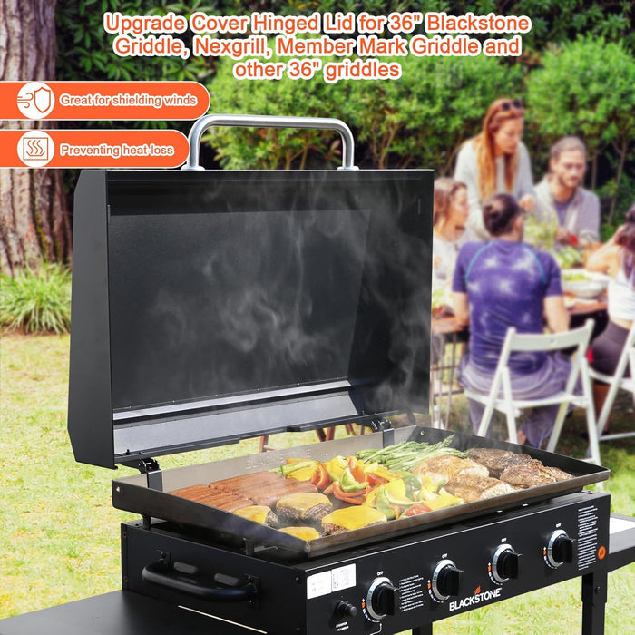 Hard Cover Hood Lid for Blackstone 36 inch Flat Table Top Griddles