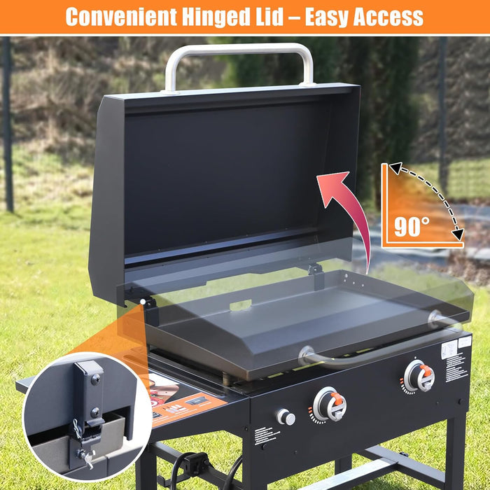 Hard Cover Hood Lid for Blackstone Griddle 28 inch Flat Table Top