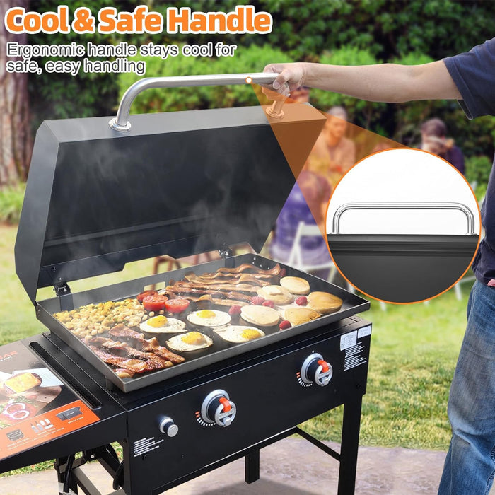 Hard Cover Hood Lid for Blackstone Griddle 28 inch Flat Table Top