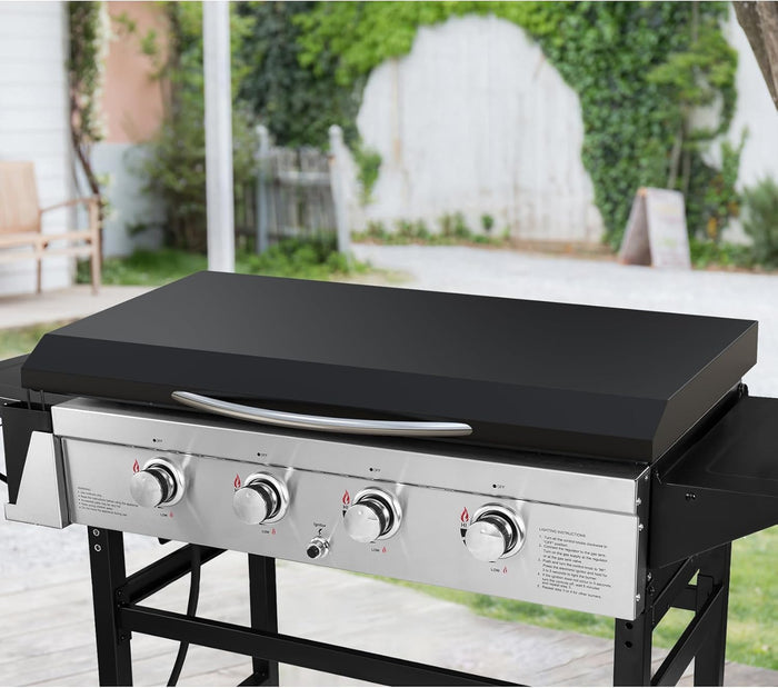 Hard Cover Hood Lid for Royal Gourmet GB4001 36 Inch 4 Burner Gas Griddle, Hard Top Lid with Handle
