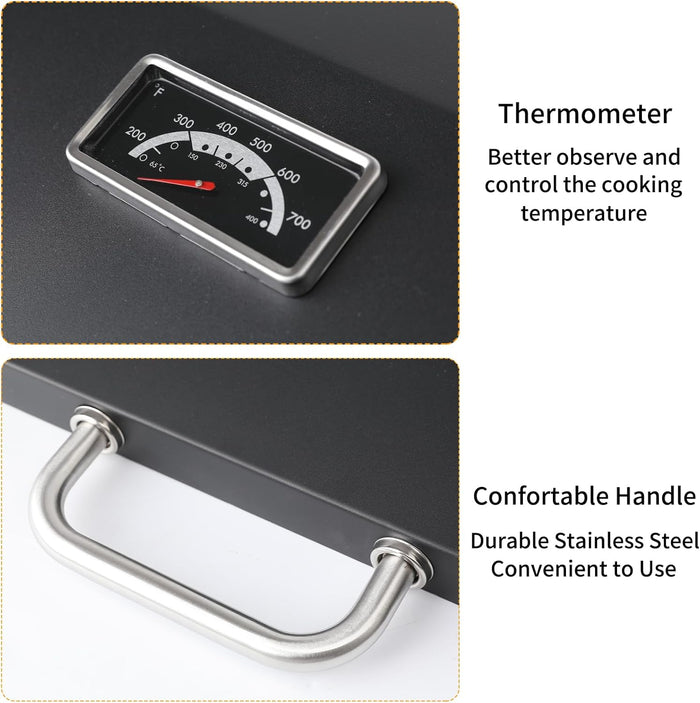 Hard Top Lid Cover for Blackstone Adventure Ready 1832, 1971 17 Inch Tabletop Griddles