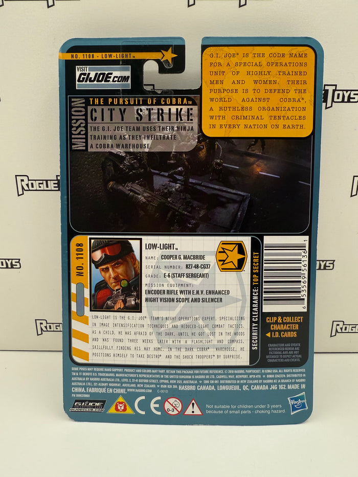 Hasbro G.I. Joe The Pursuit of Cobra City Strike Low-Light Night Spotter