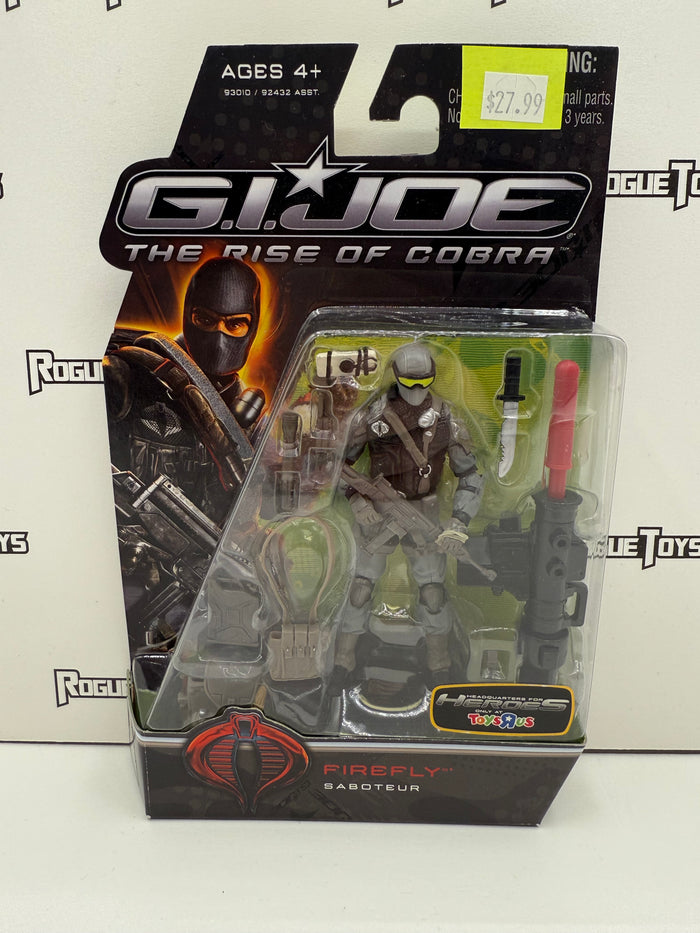 Hasbro G.I. Joe The Rise of Cobra Firefly (Saboteur) (Toys ‘R’ Us Exclusive)