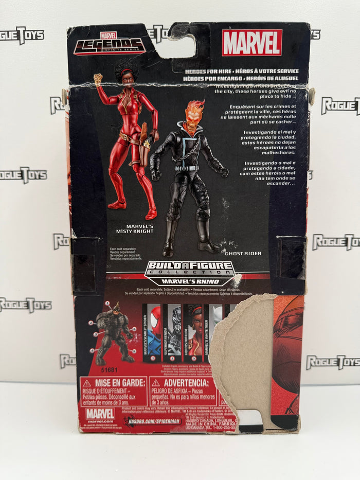 Hasbro Marvel Legends Infinite Series Marvel’s Rhino BAF Series Heroes for Hire Marvel’s Misty Knight