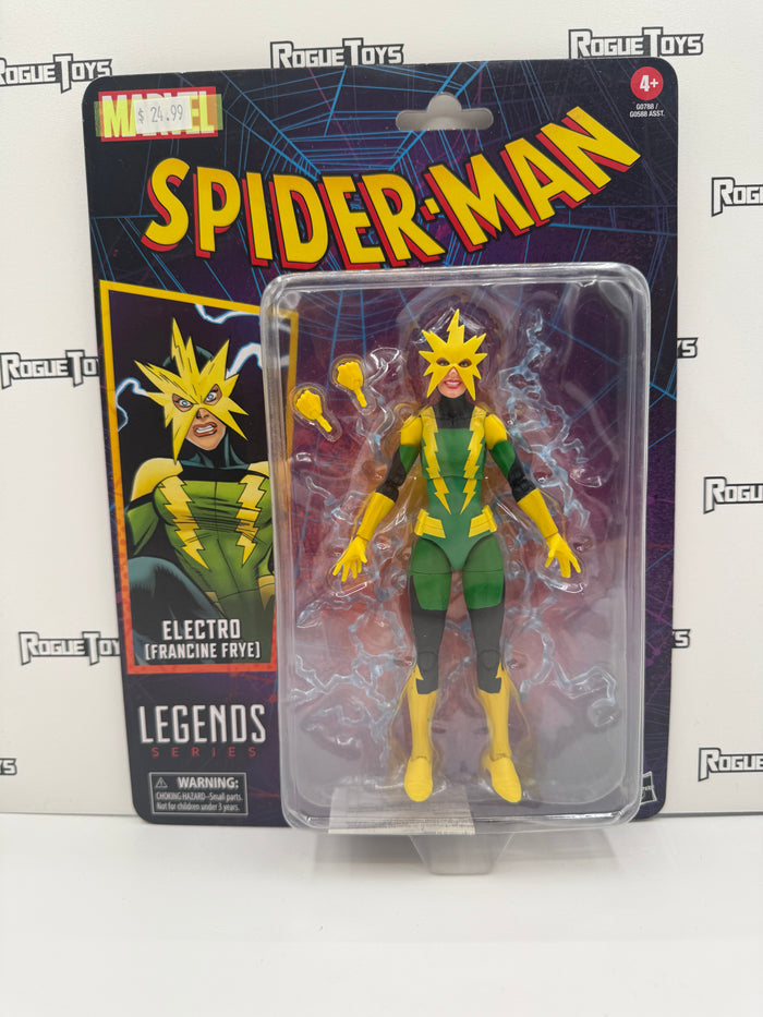 Hasbro Marvel Legends Spider-Man Electro (Francine Frye)