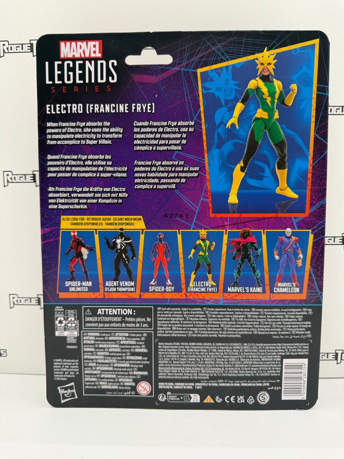 Hasbro Marvel Legends Spider-Man Electro (Francine Frye)