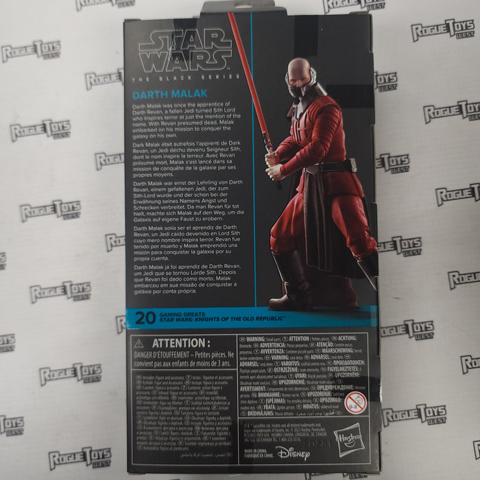 Star Wars Black Series: Darth Malak - Rogue Toys