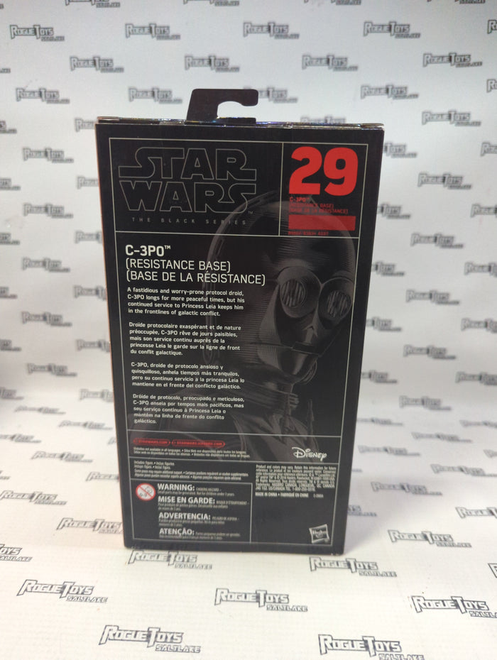 Hasbro Star Wars The Black Series C-3PO (Resistance Base)