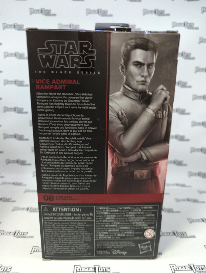 Hasbro Star Wars The Black Series Vice Admiral Rampart