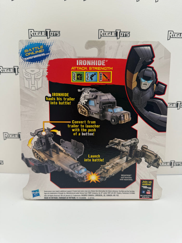 Hasbro Transformers Bot Shots Bot Shot Launchers Autobot Ironhide with Launcher