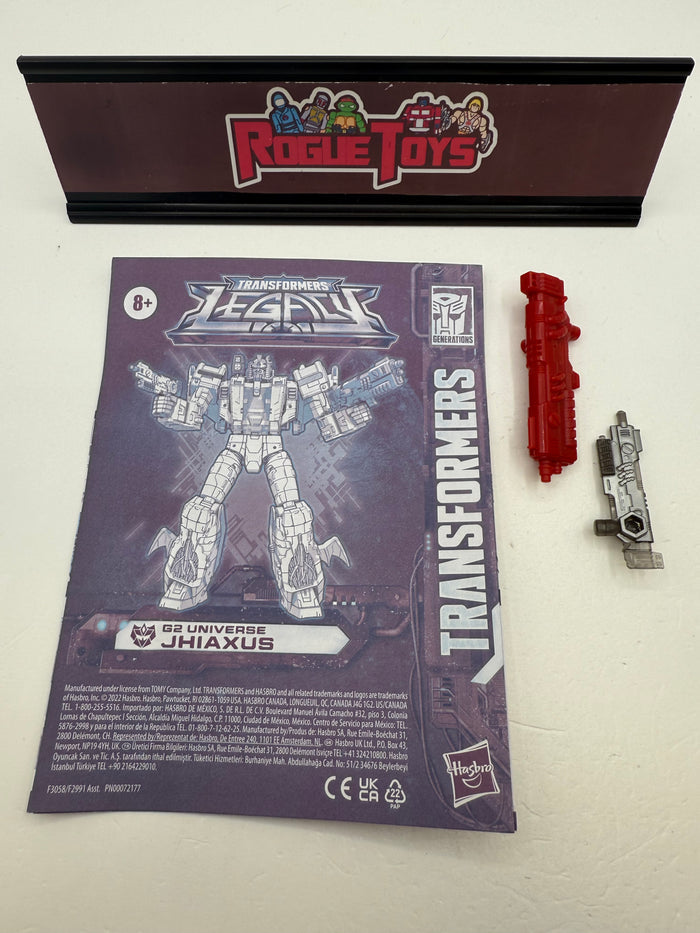 Hasbro Transformers Legacy Generations Voyager Class Decepticon G2 Universe Jhiaxus