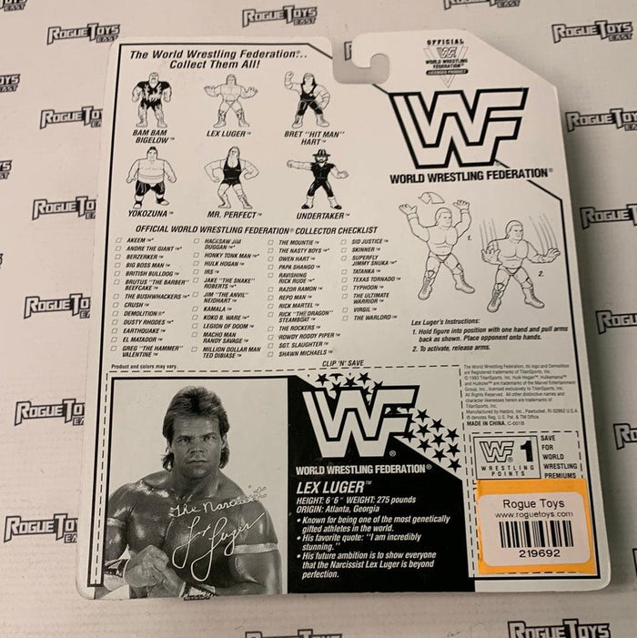 Hasbro 1993 Titan Sports WWF Lex Luger - Rogue Toys