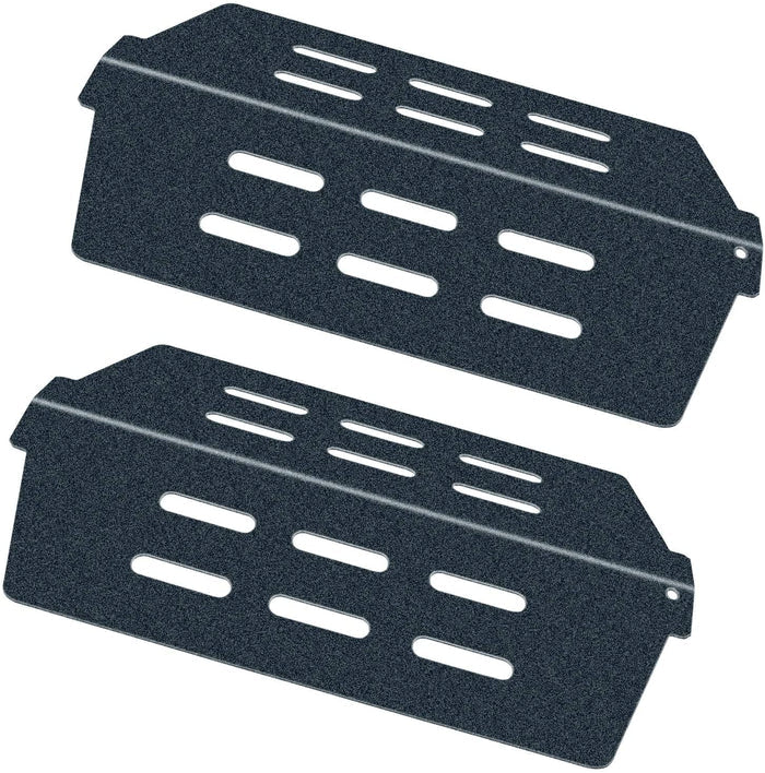 7622 Heat Deflector for Weber Genesis 300 Series, Genesis E310 E320 E330 S310 S320 S330 Grill Parts with Front Control Knobs (2011 & Newer), Porcelain Steel Flavor Bar for Weber 65505 62756