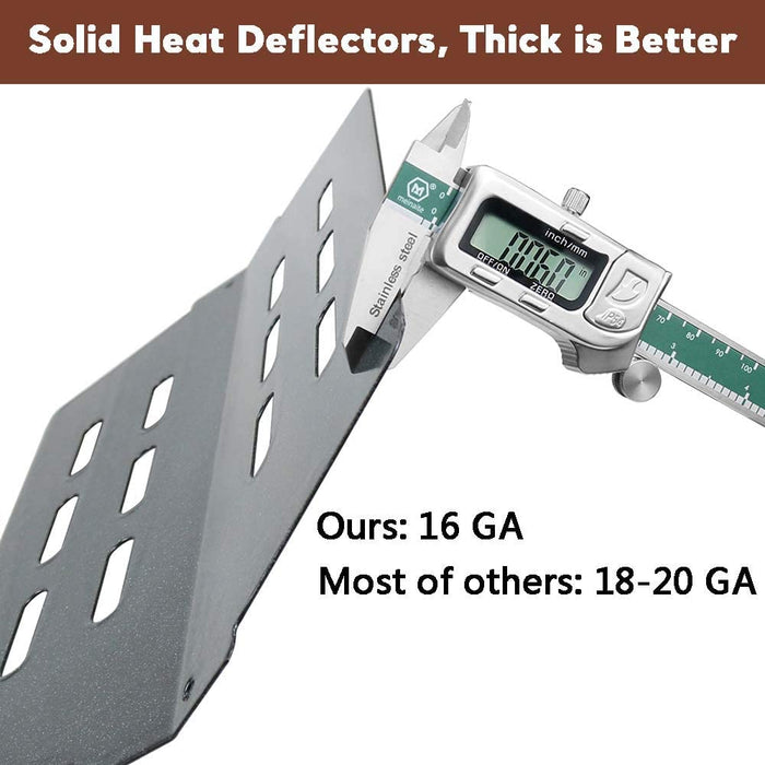 Heat Deflectors for Weber Front Knobs Genesis 300 Models, Genesis E310, E320, E330 Parts (2011 & Newer)