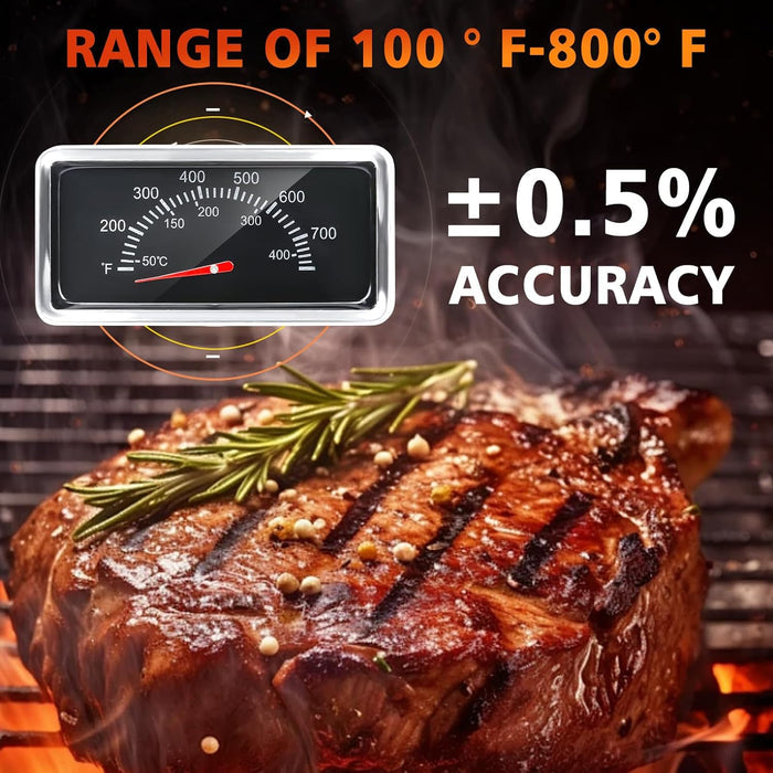 Heat Indicator Grill Thermometer for Nexgrill 720-0830, 720-0864, 720-0882, 720-0888, 720-0898, 720-0896, 720-0958 Grills