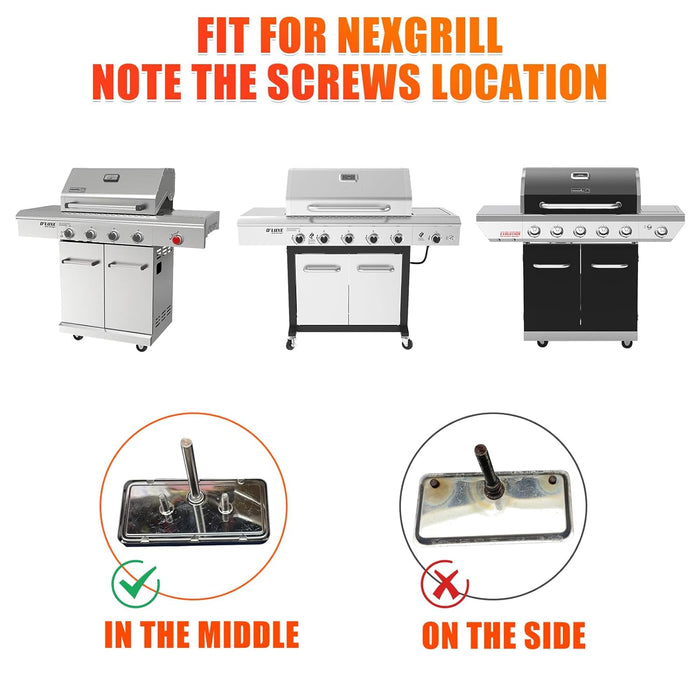 Media: Heat Indicator Grill Thermometer for Nexgrill 720-0830, 720-0864, 720-0882, 720-0888, 720-0898, 720-0896, 720-0958 Grills