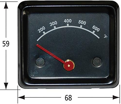 Heat Indicator Temperature Gauge Thermometer fits for Grill Master AG800C Gas Grill