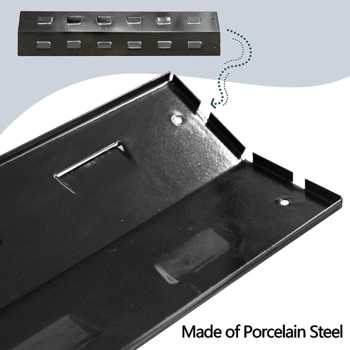 Heat Plates 2PC Kit for Master Chef G20501, G20715, G20716, G20717, G20718, G30505, G30531, G30545 Gas Grills