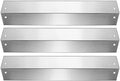 Heat Plates 3Pcs fits Char-Griller 3000, 3001, 3008, 3030, 3070, 3072, 4000 Grills, 18 15/16 X 3 7/8 Replacement Parts