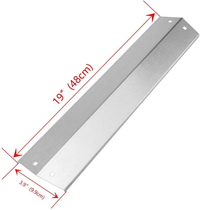 Heat Plates 3Pcs fits Char-Griller 3000, 3001, 3008, 3030, 3070, 3072, 4000 Grills, 18 15/16 X 3 7/8 Replacement Parts