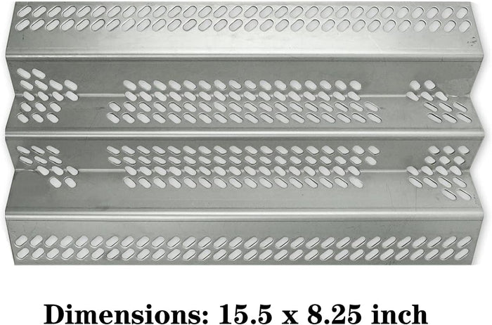 Heat Plates 3Pcs Kit for American Outdoor Grill AOG 30NB, 30PC Gas Grills, 15 1/2" x 8 1/4"