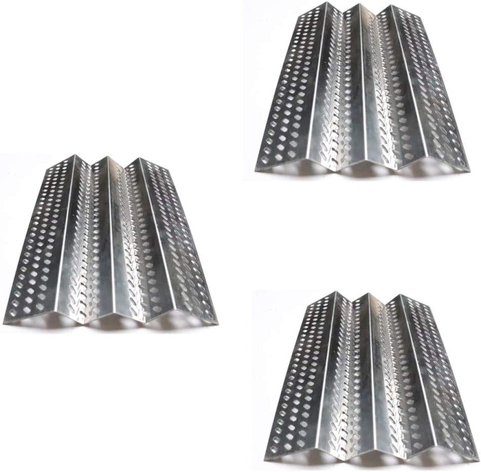 Heat Plates 3Pcs Kit for Dyna-Glo DCP480CSP Gas Grill, 15 7/16" x 10 5/8"