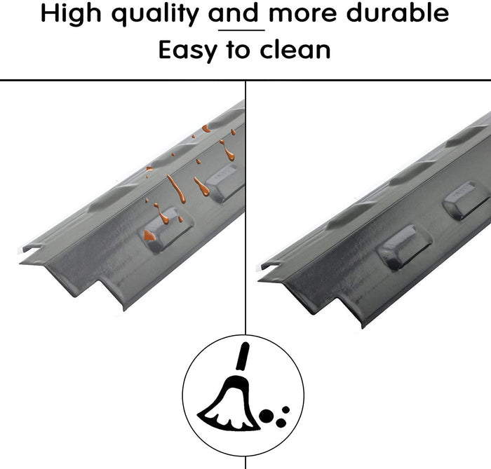 Heat Plates 5 Pcs Kit for BBQ Brinkmann 810-8425-S Model, 14 5/8" x 4 1/4", Grill Replacement Parts