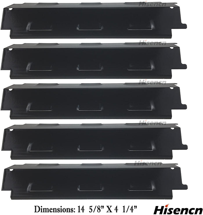 Heat Plates 5 Pcs Kit for BBQ Pro 57901710 Model, 14 5/8" x 4 1/4", Grill Replacement Parts