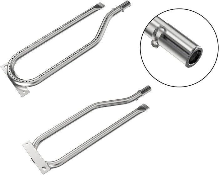 Heat Plates and Grill Burner Tube Kit for Cuisinart CGG-306 Tabletop Gas Grill
