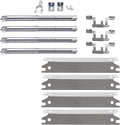 Heat Plates, Burners and Carryover Tube Replacement Parts for Brinkmann 810-3660-F Gas Grill Models