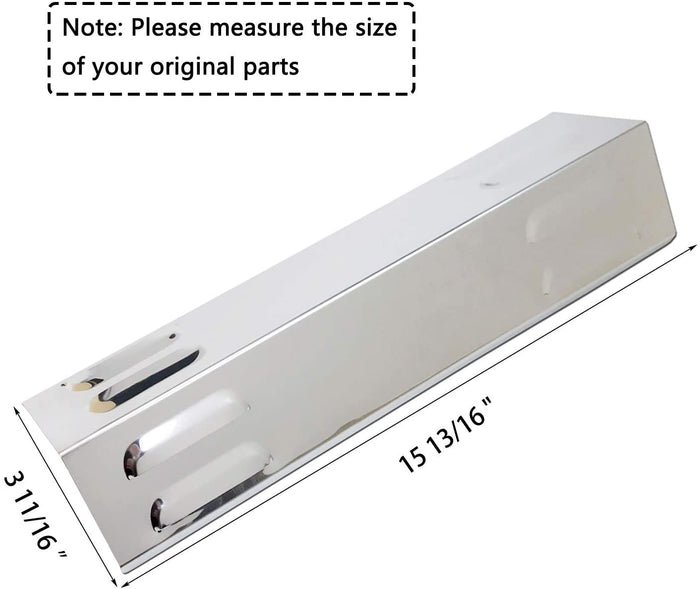 Heat Tent Shield Plates Kit for Dyna Glo 5 Burner DGE530SSP, DGE530SSP-D, DGF530SRP Gas Grills