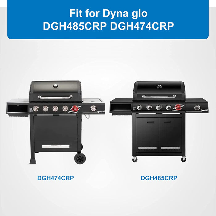 Grill Heat Plates for Dyna-Glo DGH485CRP,DGH485CRP-D, DGH474CRP Gas Grills, 15 1/8 x 4 pcs kit