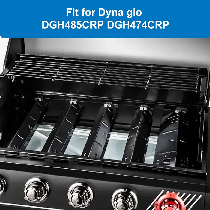 Grill Heat Plates for Dyna-Glo DGH485CRP,DGH485CRP-D, DGH474CRP Gas Grills, 15 1/8 x 4 pcs kit