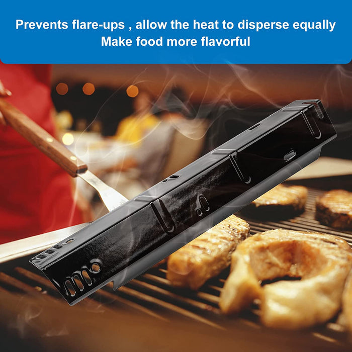 Grill Heat Plates for Dyna-Glo DGH485CRP,DGH485CRP-D, DGH474CRP Gas Grills, 15 1/8 x 4 pcs kit