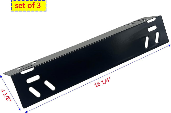 Heat Plates for Kmart 640-784047-110 Gas Grill, Flame Tamer Burner Cover 3 Pack