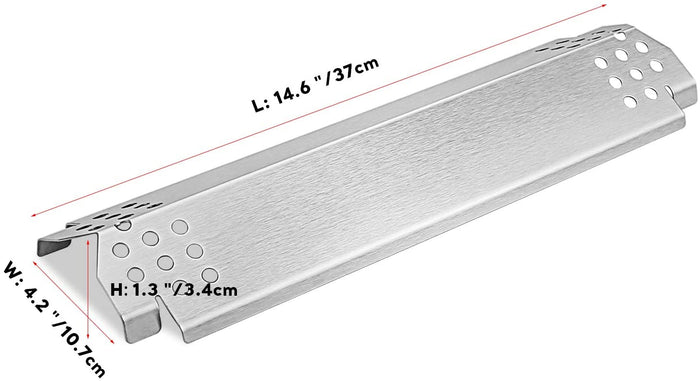 Heat Plates for Nexgrill 6 Burner Grills 720-0896B, 720-0896E, 720-0896X, 720-0896C, 720-0896 Gas Grills