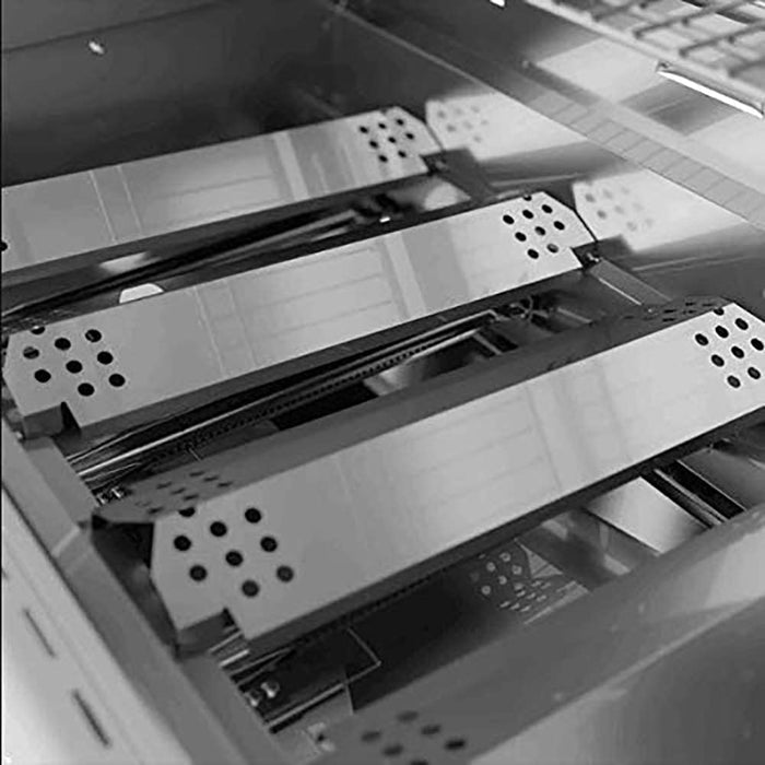 Heat Plates Kit for Nexgrill 720-0898 720-0898A, 720-0898B, 720-0969 6 Burner Grills