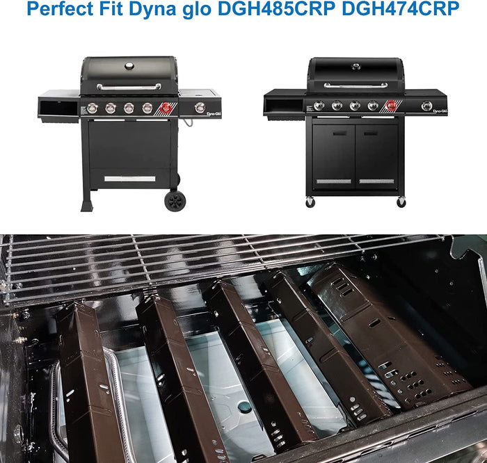 Heat Plates Shields Kit for Dyna-Glo DGH485CRP, DGH474CRP etc Gas Grills