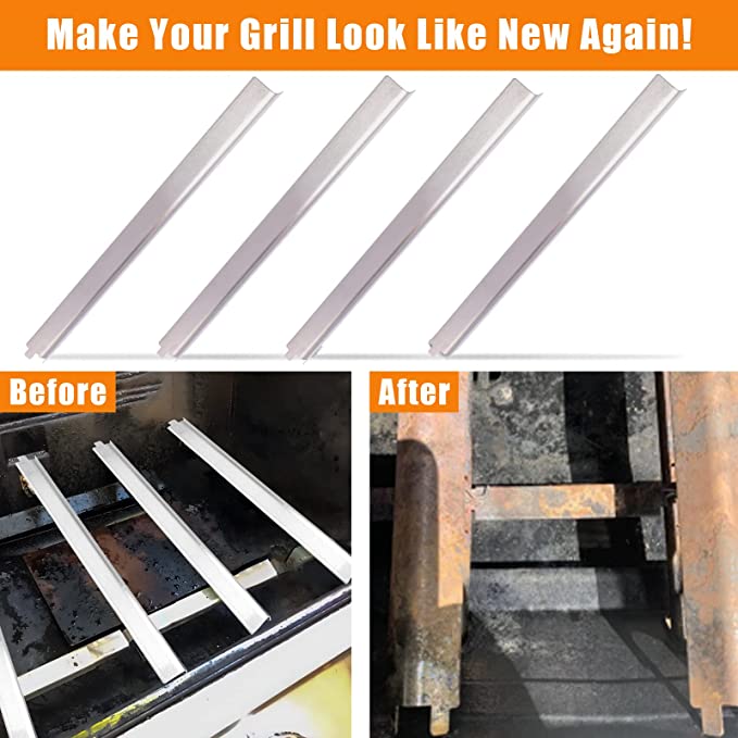 Heat Tent Plates for Char-Broil Performance 463352521, 463365522, 463351021, 463341221, 463331021, 463341421 4 Burner Gas Grills