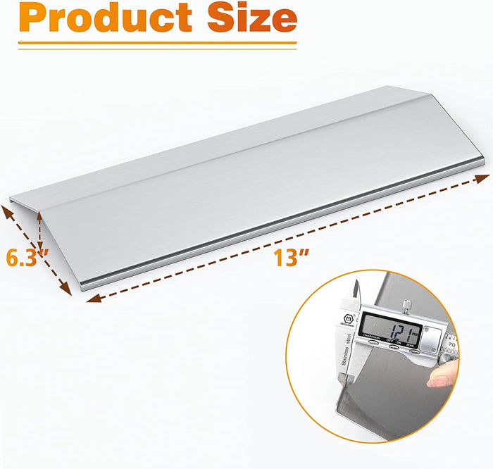 Heat Tent Plates for Nexgrill 820-0033, 820-0015, 820-0007, Cuisinart CGG-608 Portable Gas Grills