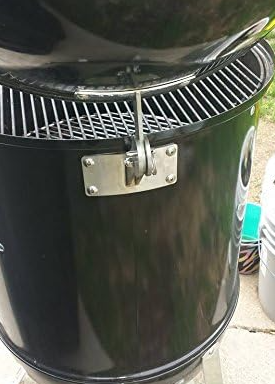 Hinge Kit for Weber Smokey Mountain WSM Smoker Grill 18.5 22.5, One Touch BBQ Quick Release