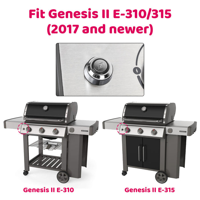 Igniter Kit 66354 for Weber Genesis II 310 & 315 3 Burner Gas BBQ Grills, Grill Replacement Parts