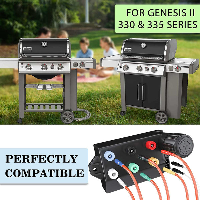 Igniter Kit 67532 for Weber Genesis II 330 & 335 3 Burner Gas BBQ Grills, Grill Replacement Parts