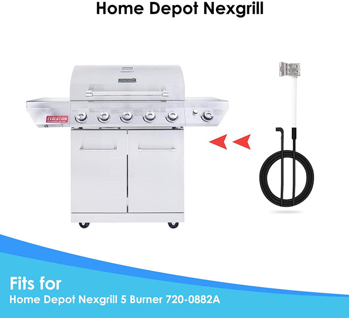 Igniters Kit for Nexgrill 720-0882A, 720-0882AE, 730-0882A, 730-0882AE 5 Burner BBQ Gas Grill